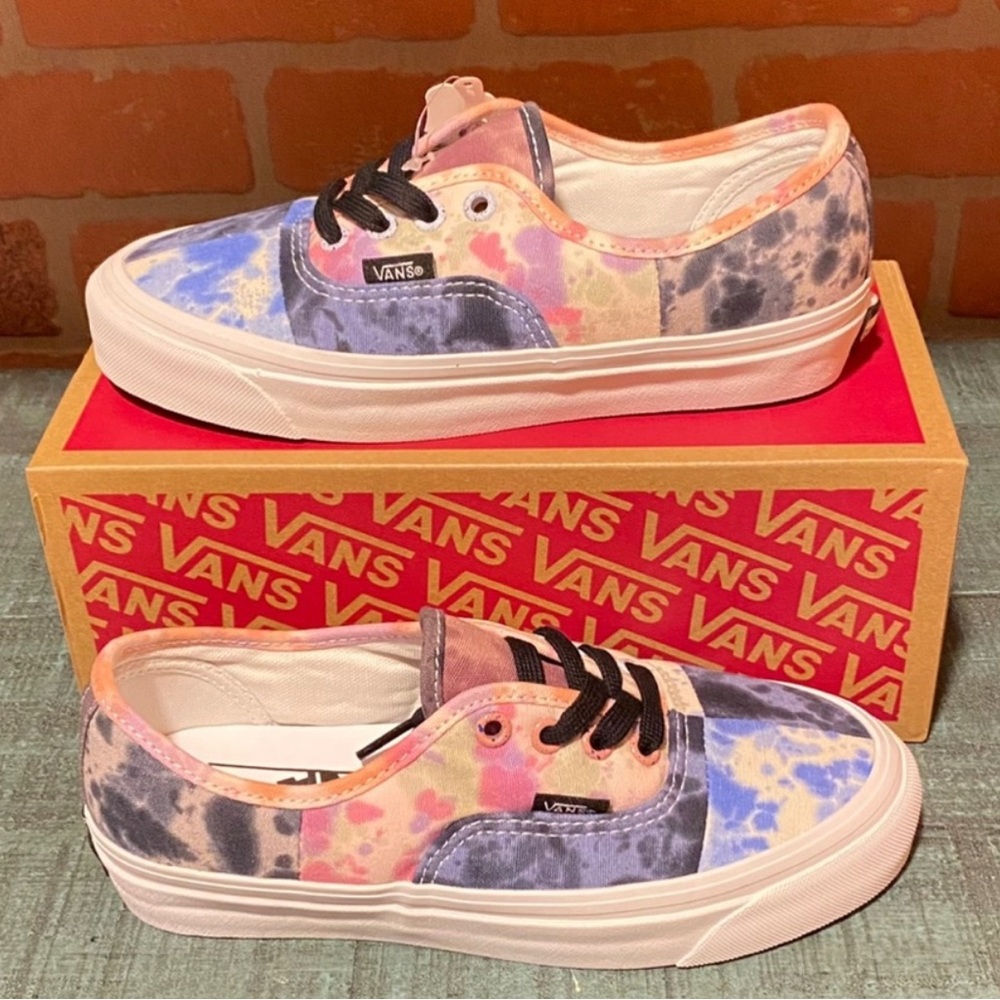 Vans Multicolor Tie-Dye Canvas Shoes